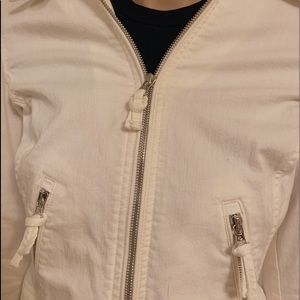 RALPH LAUREN WHITE SHORT DENIM JACKET